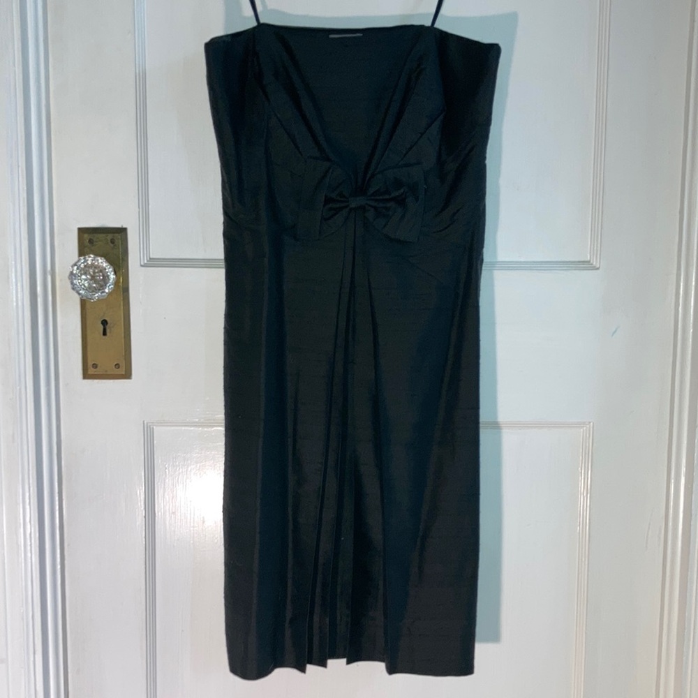 Elegant Ann Taylor Silk Black Dress